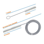 Kinship Comfort Brands CPAP Tube & Mask Cleaner Brush Kit | Flexible 7 foot brush easily coils for storage & 7 inch brush for st