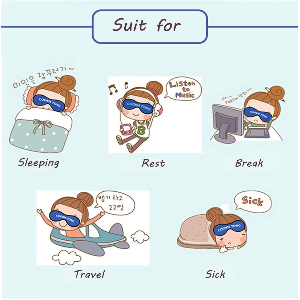 HXINFU Funny Sleep Mask Eyes Cover for Sleep for Kids Sleeping Mask On Travel