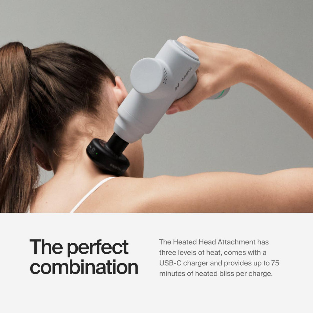 Hypervolt Heated Head Attachment - Compatible with All Hypervolt Models - Relax and Loosen Sore and Tight Muscles - FSA and HSA