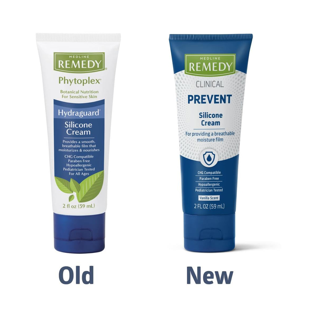Medline Remedy Clinical Silicone Cream Unscented, Chapped, Sensitive Skin, Breathable, Incontinence Care, Soothing, Breathable F
