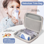 Fukumi Carrying Case for Portable Nebulizer, Travel Medical Bag, Hard Emergency Medical Bag for Inhaler Spacer Case for Kids and