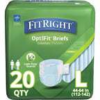 FitRight Extra+ Adult Diapers, Disposable Incontinence Briefs, Leak-Proof Diaper, Absorbent Briefs For Men and Women, Maximum Pr