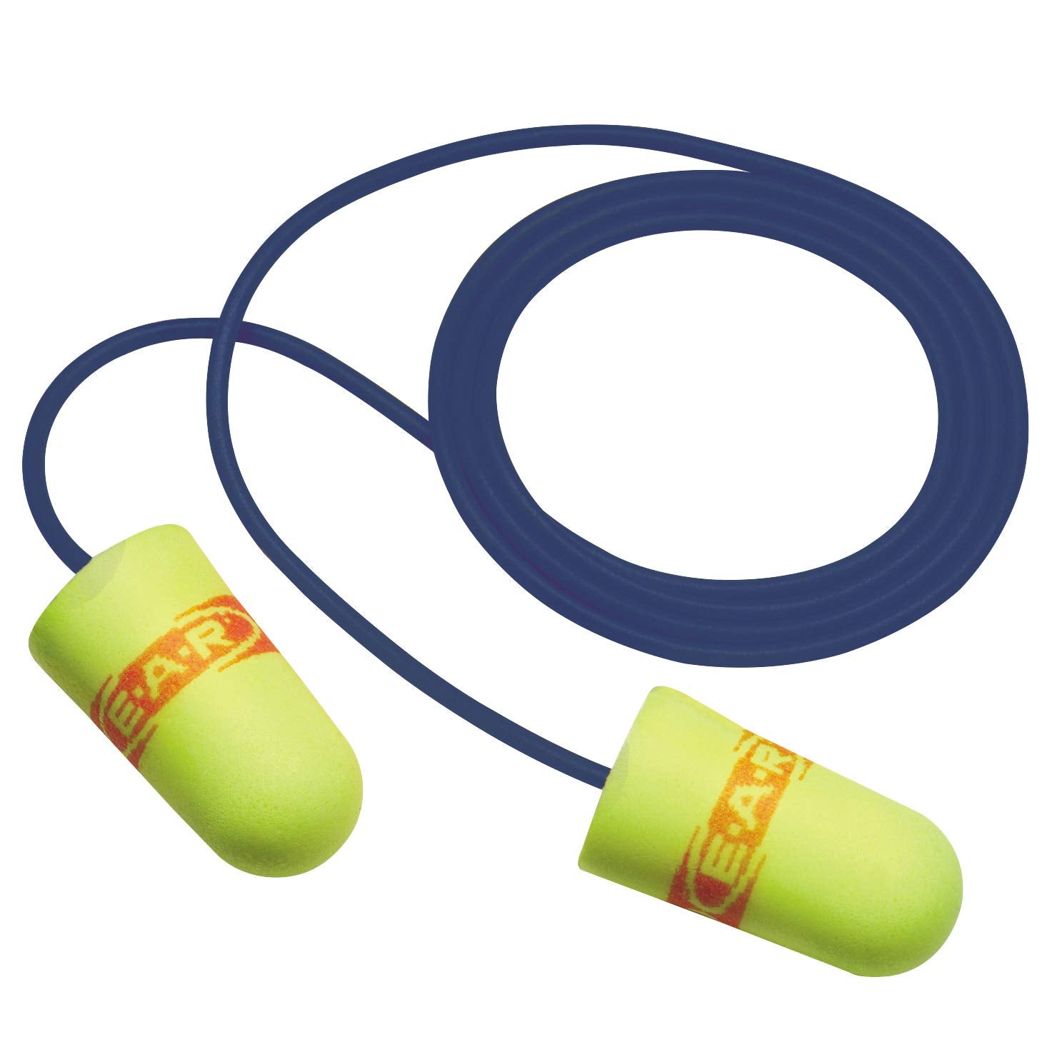 3M Ear Plugs, 200/Box, E-A-Rsoft SuperFit 311-4109, Metal Detectable Cord, Disposable, Foam, NRR 32, Drilling, Grinding, Machini