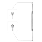 Steel Ear Pick Earwax Remover Spoon Ear Scraper Scratcher Earwax Cleaner with Storage Box, 304 Stainless