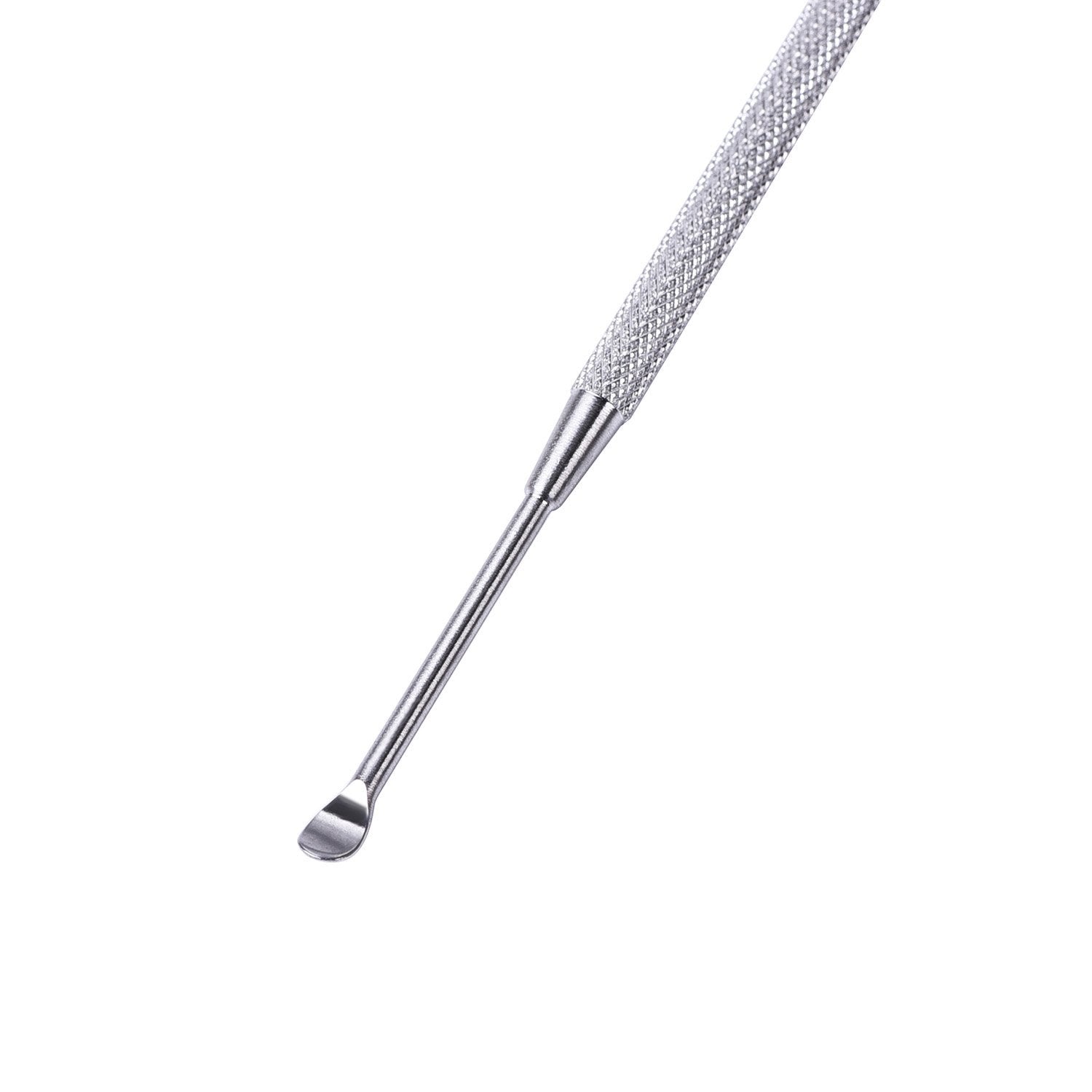 Steel Ear Pick Earwax Remover Spoon Ear Scraper Scratcher Earwax Cleaner with Storage Box, 304 Stainless