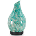 Essential Oil Diffuser 120ml Ultrasonic Aromatherapy Diffuser with Handmade Glass BPA Free, Auto Shut-Off 4 Timer Setting 7 Colo
