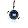 Day Day Up Nebula Pendant Necklace Resin And Crystal Planet Jewelry, Healing Necklace With Lapis Lazuli Adjustable Chain for Men
