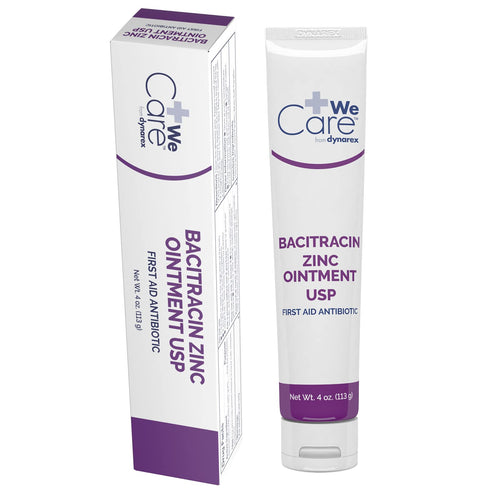 Dynarex Bacitracin Zinc Ointment USP - Burn Cream and Antibiotic Ointment for Minor Cuts, Diaper Rashes, Wound Care and First Ai