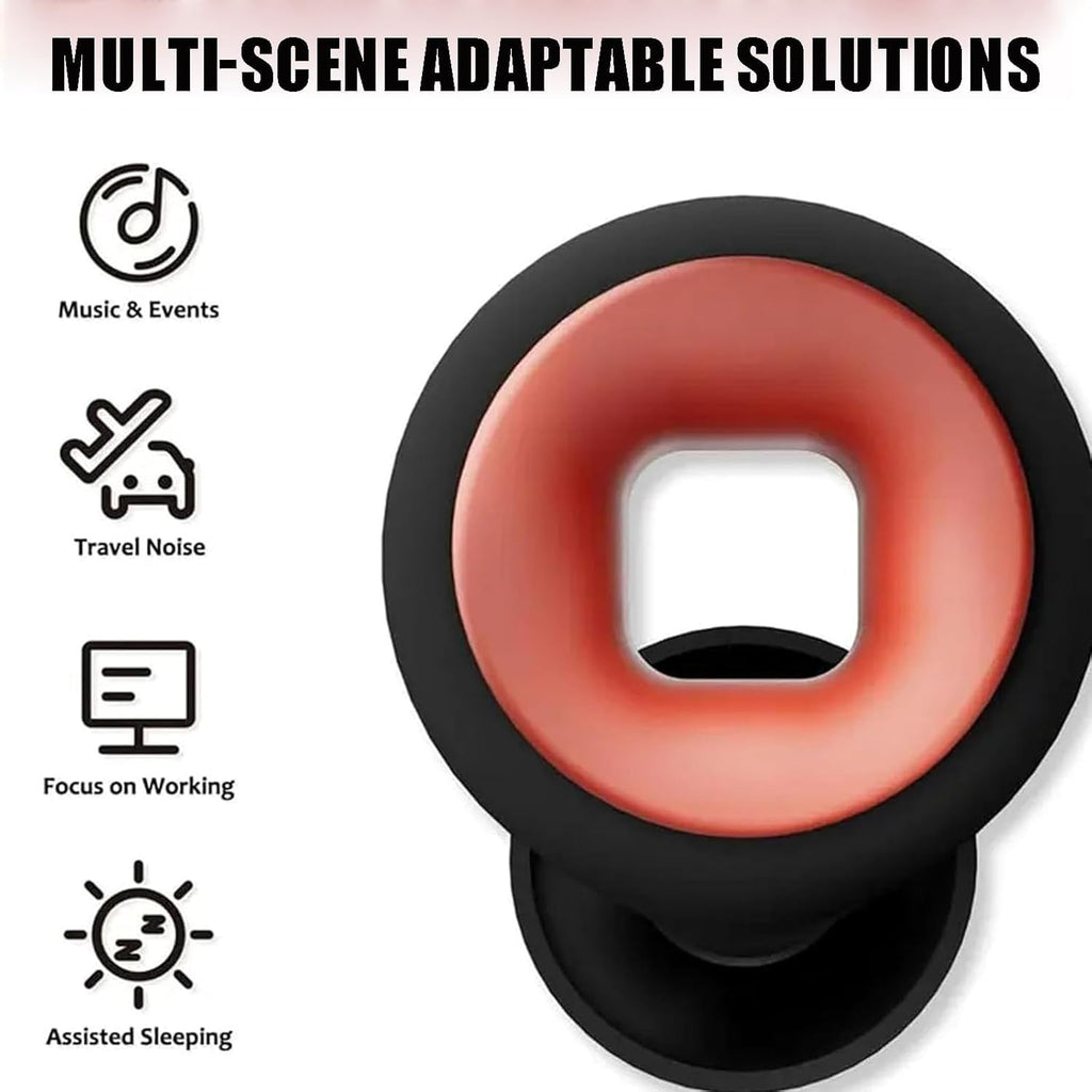 Earplugs, Moto Ear Plugs - 27 db Motorcycle Reduce Wind Noise, Anti-Snoring Sleep Earplugs, Motorcycle Ear Plugs, Super Soft Reu