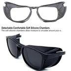 cosycare Hydrating Dry Eyes Glasses with Soft Silicone Moisture Chambers and Moisture Circulation Pad for Dry Eyes Symptoms (Tra