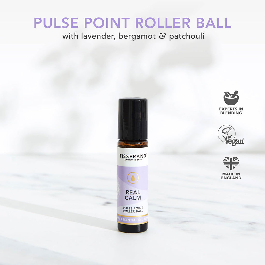 Tisserand Aromatherapy - Real Calm Pulse Point Roller Ball, 10 ml