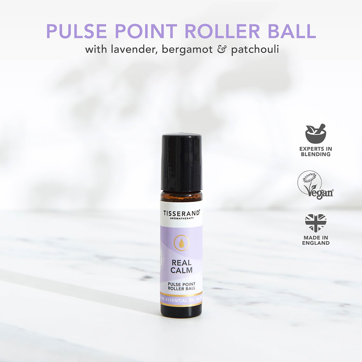 Tisserand Aromatherapy - Real Calm Pulse Point Roller Ball, 10 ml