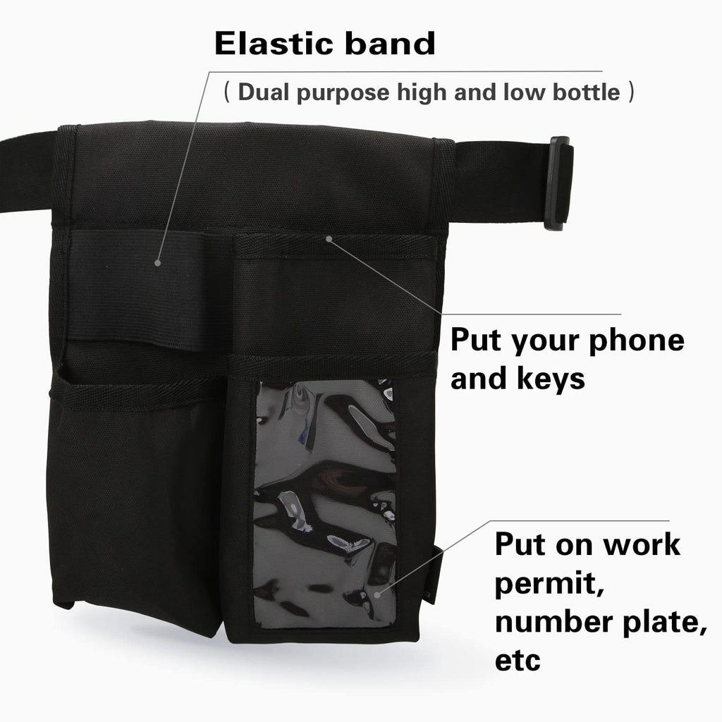 LANLAOER Massage Bottle Holster Profesional Storage Pouch Belt Comfortable Massage Oil Holster Belt Lotion Oil Waist Organizer(B