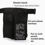 LANLAOER Massage Bottle Holster Profesional Storage Pouch Belt Comfortable Massage Oil Holster Belt Lotion Oil Waist Organizer(B