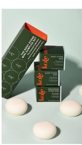 Kate McLeod The Essential Collection Mini Sampler Set (Mini Sized Daily Stone, Sleep Stone, Grounding Stone) - Perfect for disco