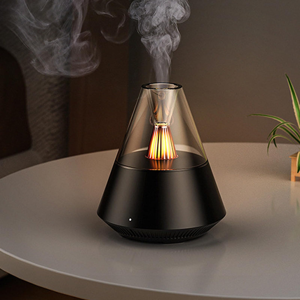 TriPro Essential Oils Aroma Diffuser,Portable Humidifier with Cool Mist and Warm Light Effect,Remote Control,150 ml Capacity,for