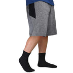 Falari 6-pack Physicians Approved Diabetic Ankle Socks (13-15 King Size, 6-pack Black)