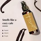 Vanilla Room, Linen & Pillow Spray by Aromafume | 100ml/3.38 fl oz | with Pure Vanilla Essential Oil | Aromatherapy Spray | Mist