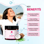 Natruveda Vulva Balm | Fragrance-Free & Hormone-Free Vulva Care Balm| Relieves Feminine Dryness, Itching & Irritation due to Men
