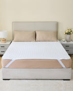 KANECH King Size Bed Pads (76x80) with Straps (1 Pack), Washable and Waterproof, Heavy Absorbency Incontinence Mattress Pad, Reu