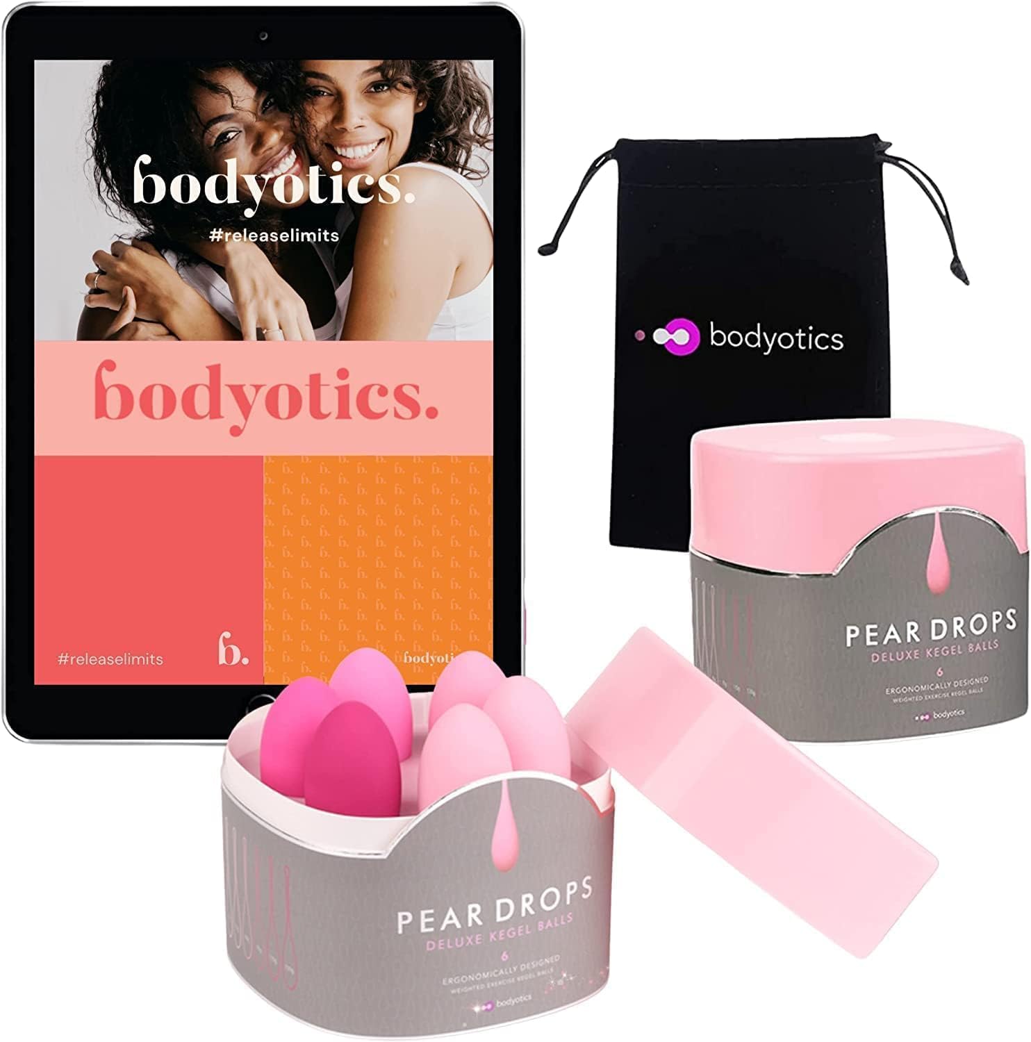 Bodyotics Pelvic Floor Trainers - 2 x Set of 6 - Bladder Control - Help for Urinary Incontinence, Prolapse and Muscle Tightening