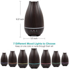 HealthSmart Essential Oil Diffuser, Cool Mist Humidifier and Aromatherapy Diffuser with 500ML Tank Ideal for Large Rooms, Adjust