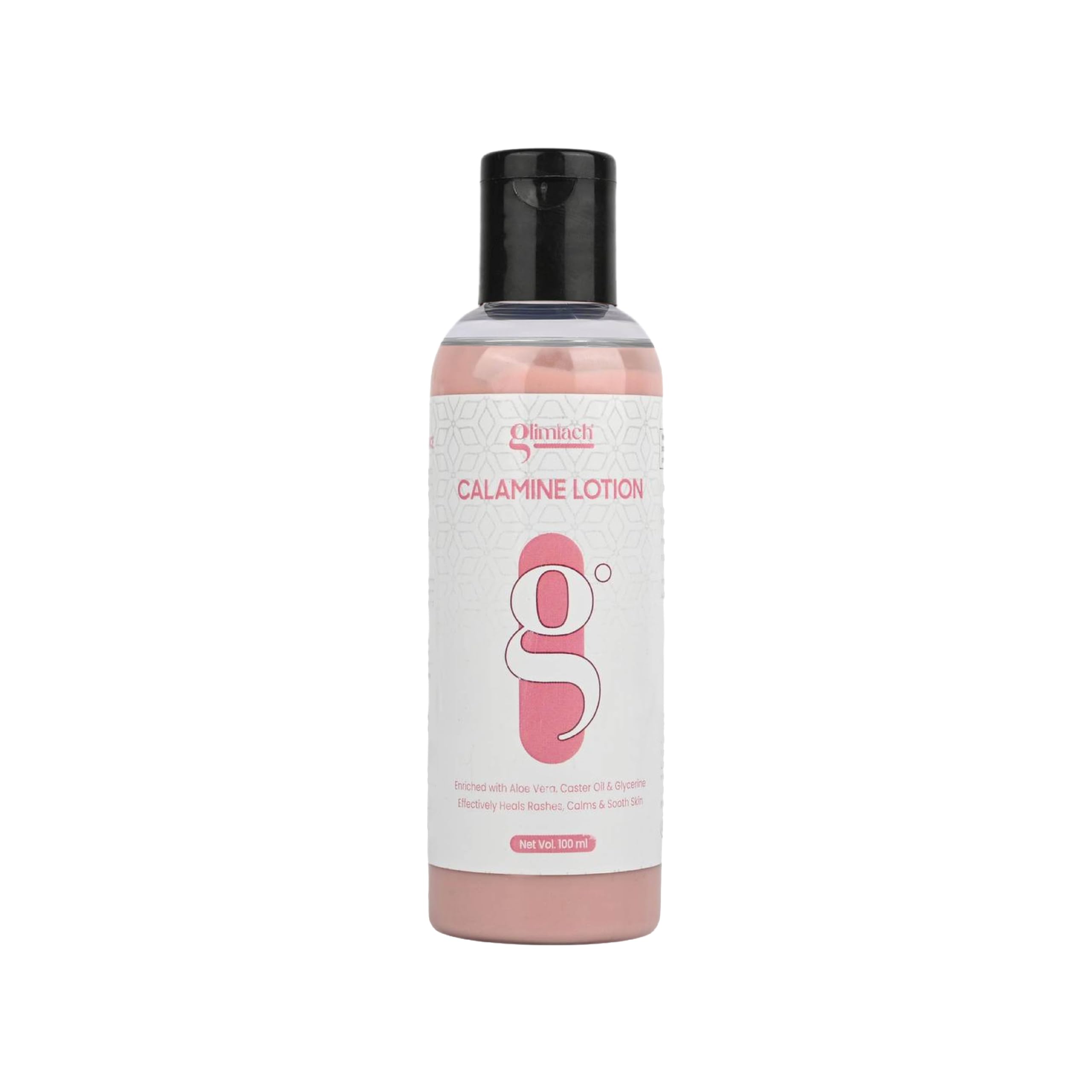 Glimlach Calamine AntiItch Body Lotion With Aloe Vera & Zinc | Relief For Dry Skin, Itching, Rashes, Redness & Irritation | Ski