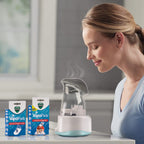 Vicks V1200 Personal Steam Inhaler with Soft Face Mask for Targeted Steam Relief, Aids with Sinus Problems, Congestion, Cough, U