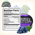 Smokey Mountain Herbal Long Cut - Grape - 1 Can - Tobacco Free and Nicotine Free Snuff