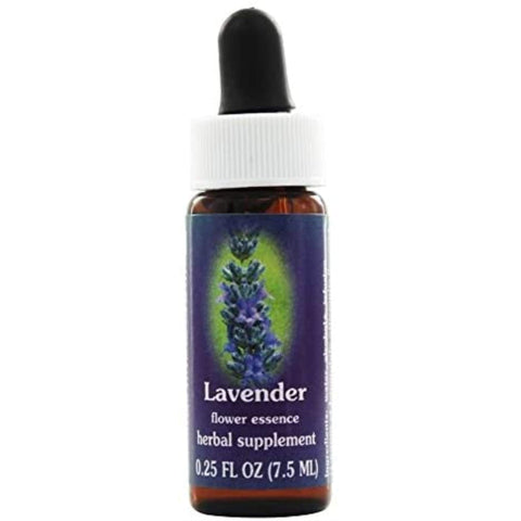 Flower Essence Services Supplement Dropper, Lavender, 0.25 Ounce