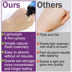 GIFBEA Rosemary Oil, 100% Pure Undiluted Light-Weight Non-Greasy for Hair, Scalp & Skin Care, Natural Hair Growth Oil Products f