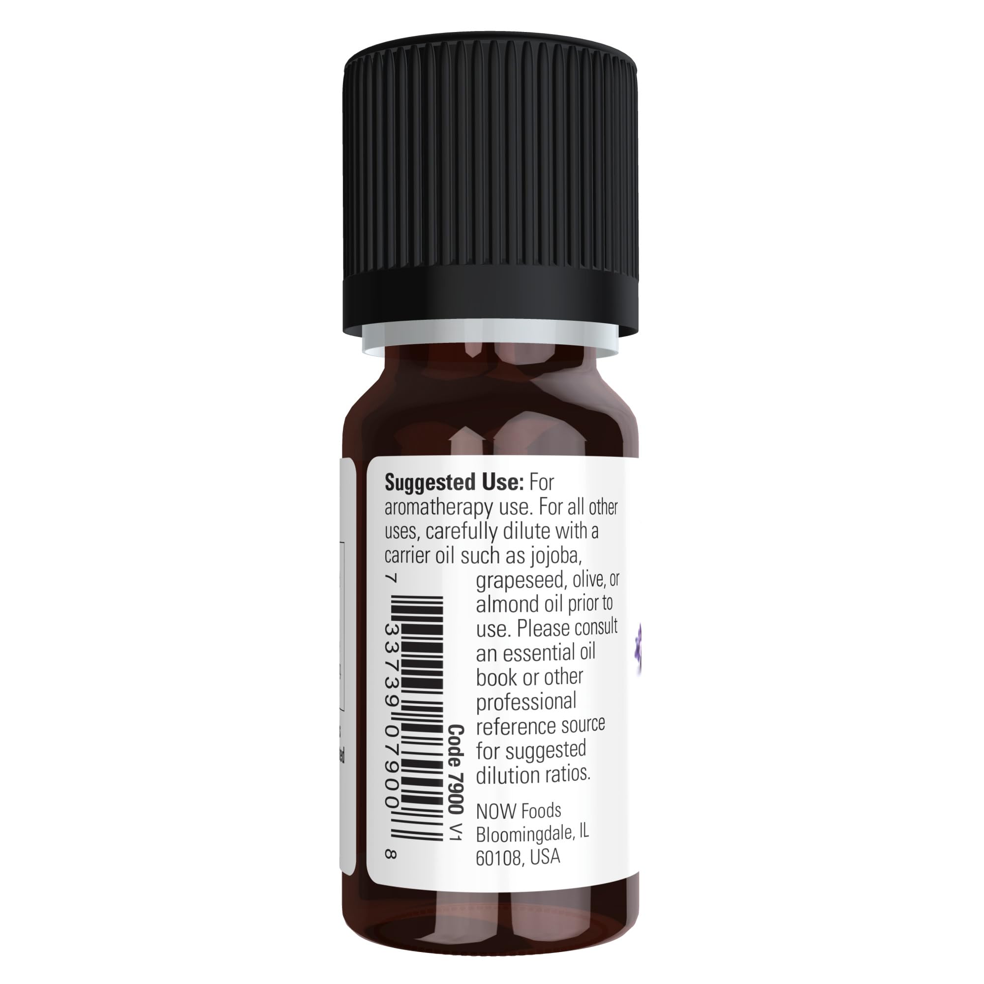 NOW Essential Oils, Lavender Oil, Soothing Aromatherapy Scent, Steam Distilled, 100% Pure, Vegan, Child Resistant Cap, 10-ml