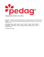 Pedag Soft | Fabric Covered Latex Foam Insoles | Lemon Scented | Children Size US 8C/9C-EU 24/25 | 3 Pair