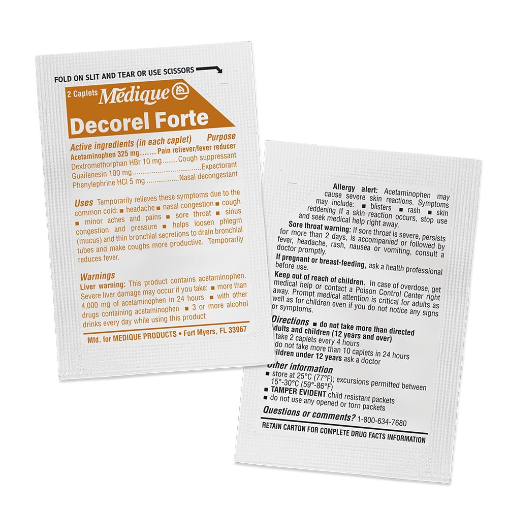 Medique CR Decoral Forte 100-Count (Pack of 2)