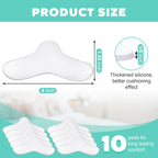 10 Pack CPAP Nose Pads, Anti Leak CPAP Nose Protector for Most Masks, Reusable Silicone Gel Nasal Pads - Relieve Pressure & Skin