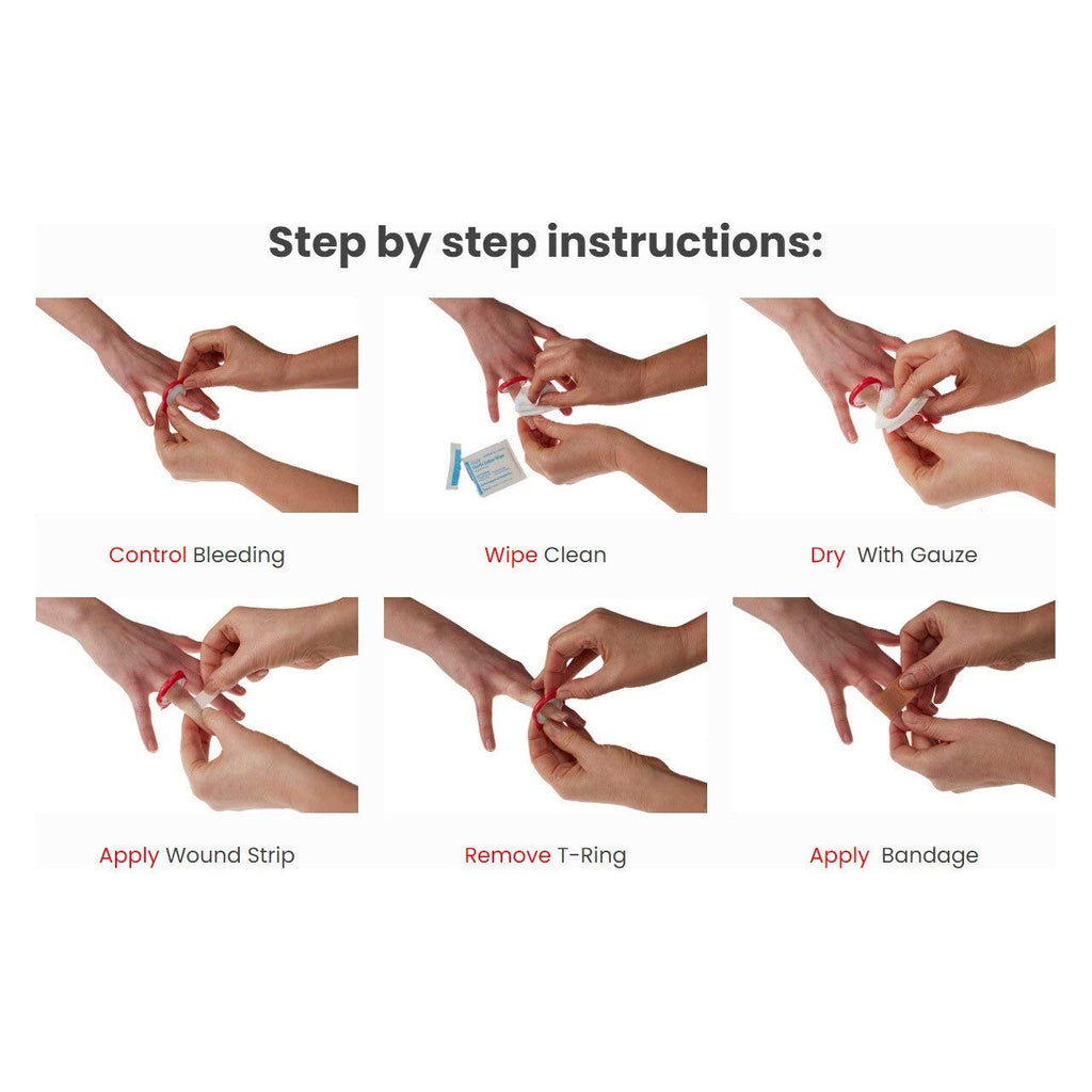 T-Ring Finger Cut Tourniquet