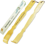 Pheuphry 2 Pack Bamboo Back Scratcher Engraved with I Always Got Your Back, 16.5 Inch Long Handle Wooden Back Scratcher for Men 