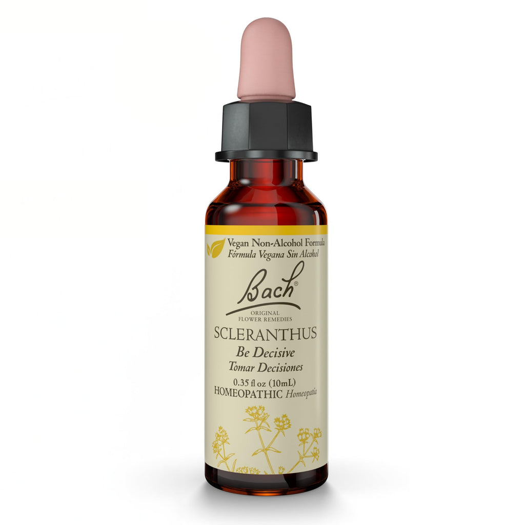 Bach Original Flower Remedies, Scleranthus (Non-Alcohol Formula) - Be Decisive - Natural Homeopathic Flower Essence for Emotiona