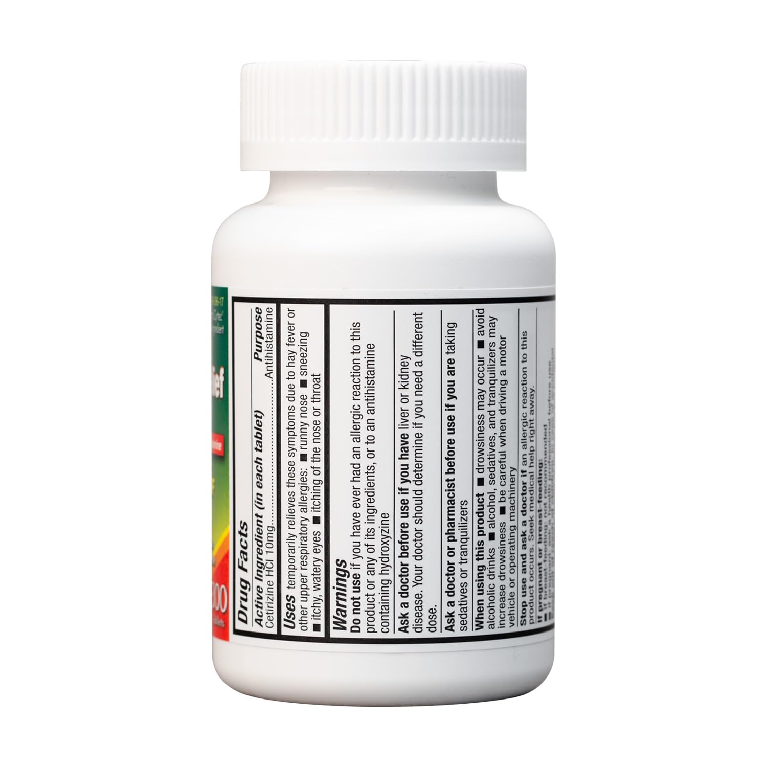 HealthA2Z Allergy Relief | Cetirizine 10mg | All Day Allergy Relief | Indoor & Outdoor | Relief from Itchy Throat, Sneezing, Run
