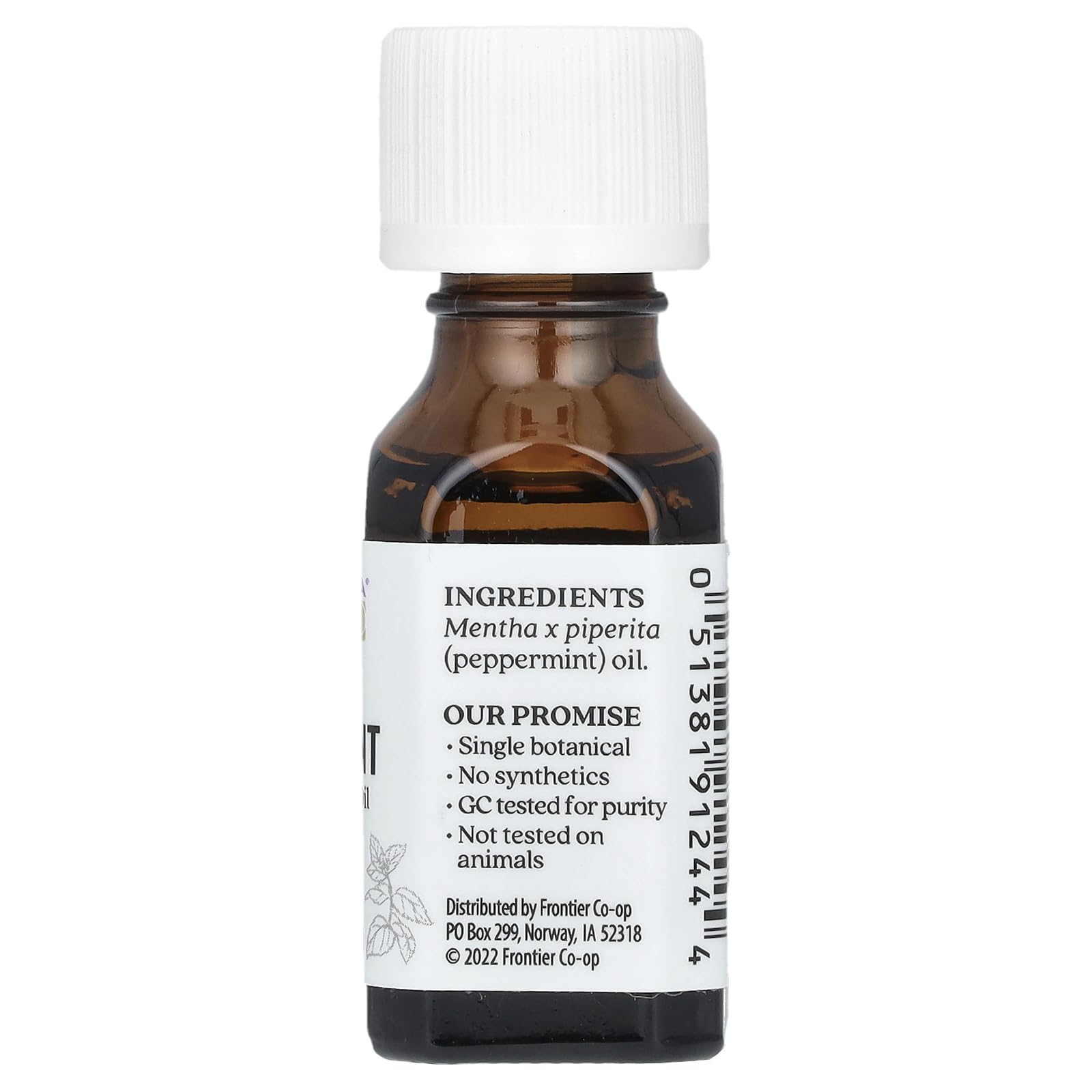 Aura Cacia Pure Sweet Peppermint Essential Oil | 0.5 fl. oz. | Mentha piperita