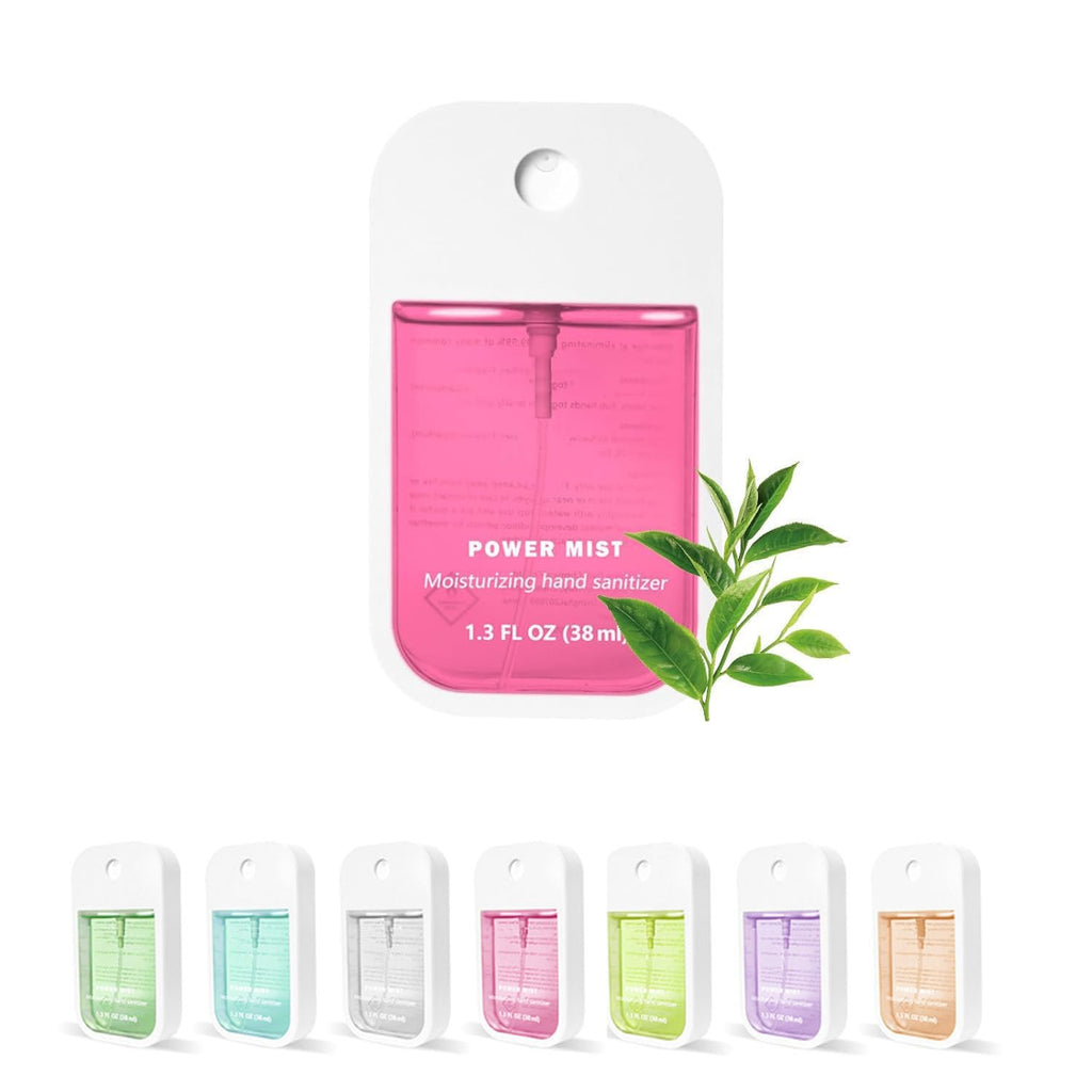 Power Mist Hydrating Hand Sanitizer Spray for Adults and Kids,Portable Hand Sanitizer Spray,Multi-Flavor,1.5 Fl Oz, 500-Sprays E