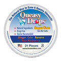Queasy Drops Sugar Free | 21 Drops | Nausea (Chemo, Motion Sickness etc.) | Drug Free & Gluten Free | Five Flavors: Ginger, Papa