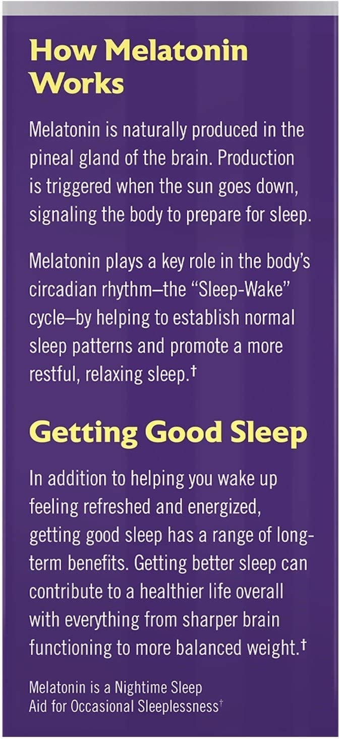 Natrol Advanced Sleep Melatonin Tablets, Maximum Strength 10 mg 60 ea ( Pack of 12)