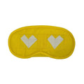 Simply Beautiful Always Hearty Sleeping Eye Masks  Yellow & White