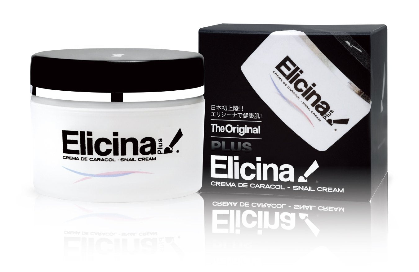 Elicina PLUS Crema de Caracol Snail Cream with Moisturizer 1.3 oz (40g)