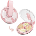 MURRI&MURRDI Travel Pill Organizer, 4 Compartments Small Pill Container, Daily Pill Box to Hold Vitamins, Round Portable Pill Ca