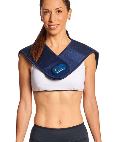 Tommie Copper Infrared Therapy for Neck - Unisex Rechargeable Red Light Therapy Support for Muscle Aches and Pain Associated wit