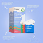FOMIN Acidified Travel Deodorant Wipes For Women & Men - 50 Count - Variety Pack - pH Balanced, Mini Deodorant Travel Size Wipes