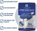 CPAP Hose Cover (6ft) - Compatible with ResMed, Fisher & Paykel and Other Tubes (Blue)