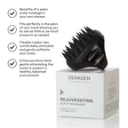 ZENAGEN Scalp Massager | Stimulates Scalp Circulation, Enhances Product Absorption, Promotes Relaxation & Scalp Health, Ergonomi
